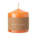 Mudo Home Sütun Mum Turuncu 7x7cm