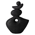 Mudo Home Black Stone Bi̇blo 21x10x28 Cm