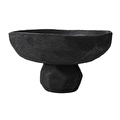 Mudo Home Black Stone Dekorati̇f Sunumluk 23x23x14 Cm