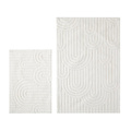 Mudo Home Laris 2'li̇ Banyo Paspas Seti̇ Ekru