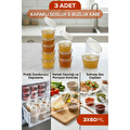 Vienev 3'lü Dondurucuya Uygun 60 Ml İlik, Tavuk Suyu, Sos, Bebek Maması Saklama Kabı