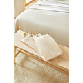 Ocean Home Textile 3'lü Bej Balıksırtı Ayakkabı Düzenleyici Taşıma Çantası Seti 22 X 40 X 9 Cm