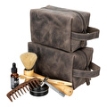 Bloominbag Voyage Cocoa Brown Hakiki Deri Dopp Kit – X Large