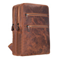 Bloominbag Atelier Heritage Saddle Hakiki Deri Laptop Sırt Çantası – 16” Uyumlu