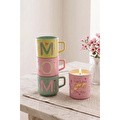 Rakle Mom With Love Stackable 4'lü Hediye Seti 180 Cc / 110 Gr