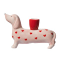 Mudo Home Pink Puppy Mumluk 17x6x12 Cm