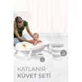 Vienev Katlanır Çocuk Küveti, Kova Ve Maşrapa Seti Gri