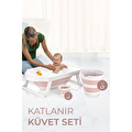Vienev Katlanır Çocuk Küveti, Kova Ve Maşrapa Seti Pembe