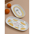 The Mia Italian Summer Oval Servis Tabağı 2li 23 Cm