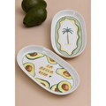 The Mia Italian Summer Oval Servis Tabağı 2li 29 Cm