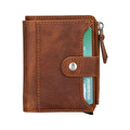Bloominbag Siena Saddle Brown Mekanizmalı Deri Cüzdan & Kartlık (rfid Korumalı)