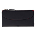 Bloominbag Élia Double Band Noir Black-red Large Deri Kadın Cüzdan & Clutch