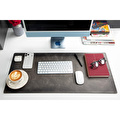 Bloominbag Atelier 91 Ash Gray Leather Desk Mat - Medium