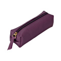 Bloominbag Bloombox Damson Plum Hakiki Deri Kalem & Makyaj Çantası
