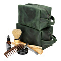 Bloominbag Voyage Cypress Green Hakiki Deri Dopp Kit – X Large