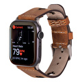 Bloominbag Valais Tan Leather Apple Watch Kordon-44/45/46/49mm