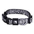 Bloominbag Swissplus Urban Paws Zebra Noir Recycled Köpek Tasması - 10 Mm