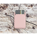 Bloominbag Snapé Dusty Rose Mıknatıslı Deri Telefon Kartlık