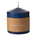 Mudo Home Sütun Mum Laci̇vert 7x7 Cm