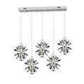 Apliqa Menekşe Krom 5li̇ 74 Watt Sirali Led Avi̇ze