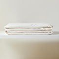 Ocean Home Textile %100 Pamuk Penye Ekru Yıldız Nakışlı Çocuk Tek Kişilik Çok Amaçlı Örtü 155 X 215 Cm