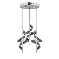 Apliqa Loretta Krom 3lü 36 Watt Yuvarlak Led Avi̇ze