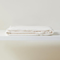 Ocean Home Textile %100 Pamuk Penye Ekru Yıldız Nakışlı Bebek Çok Amaçlı Örtü 90 X 120 Cm
