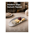 Vienev Modern Elips Metal Sunum Tepsisi