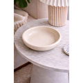 Beige & Stone Krem Donut Seramik Yemek Tabağı – 21,5 Cm