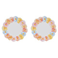 Lucky Art Florista Melamin Servis Tabak Seti 28cm (2'li)