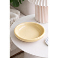 Beige & Stone Sarı Donut Seramik Yemek Tabağı – 21,5 Cm