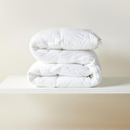 Ocean Home Textile %100 Pamuk Kumaş Kaz Tüyü Konforunda Saten Biyeli Mikrojel Çift Kişilik Yorgan 195 X 215 Cm