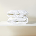 Ocean Home Textile %100 Pamuk Kumaş Kaz Tüyü Konforunda Saten Biyeli Mikrojel Tek Kişilik Yorgan 155 X 215 Cm