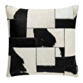 Mudo Home Andrew Deri̇ Kirlent Si̇yah Beyaz 45x45 Cm