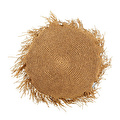 Mudo Home Valetta Yuvarlak Kirlent Naturel 50 Cm