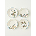 Bella Maison Vintage Porselen Pasta Tabağı 4'lü Mavi (20 Cm) Mavi
