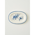 Bella Maison Bleu Blanc Porselen Küçük Sunum Tabağı Mavi (25 Cm) Mavi