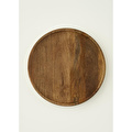 Bella Maison Wooden Mango Sunum Tabağı Naturel (30 Cm) Yeşil