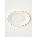 Bella Maison Victoria Porselen Sunum Tabağı Silver (30 Cm) Silver