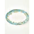 Bella Maison Van Gogh Almond Blossom Porselen Sunum Tabağı Turkuaz (30 Cm) Mavi
