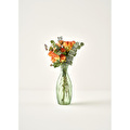 Bella Maison Glow Cam Vazo Yeşil (9x23 Cm) Yeşil