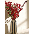 Bella Maison Rise Stoneware Vazo Siyah-beyaz (14x14x26 Cm) Siyah-beyaz