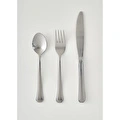 Bella Maison Venedik 18 Parça Tatlı Çatal Kaşık Bıçak Seti Silver Silver