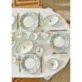Bella Maison Liana Stoneware 52 Parça 12 Kişilik Kahvaltı Takımı Mavi