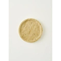 Bella Maison Ephesus Traverten Yuvarlak Dekoratif Tabak Naturel (20x4 Cm) Naturel