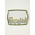 Bella Maison Garden Melamin Tepsi Yeşil (42x31 Cm) Yeşil