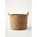Bella Maison Auris Kulplu Sepet Naturel (30x28x24 Cm) Naturel