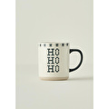 Bella Maison Hohoho Yılbaşı Stoneware Kupa Yeşil (470 Cc) Yeşil