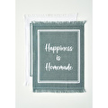 Bella Maison Happiness Pamuklu Kurulama Bezi 2'li Yeşil (40x50 Cm) Yeşil