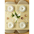 Bella Maison Garden Stoneware 12 Parça 4 Kişilik Yemek Takımı Mix